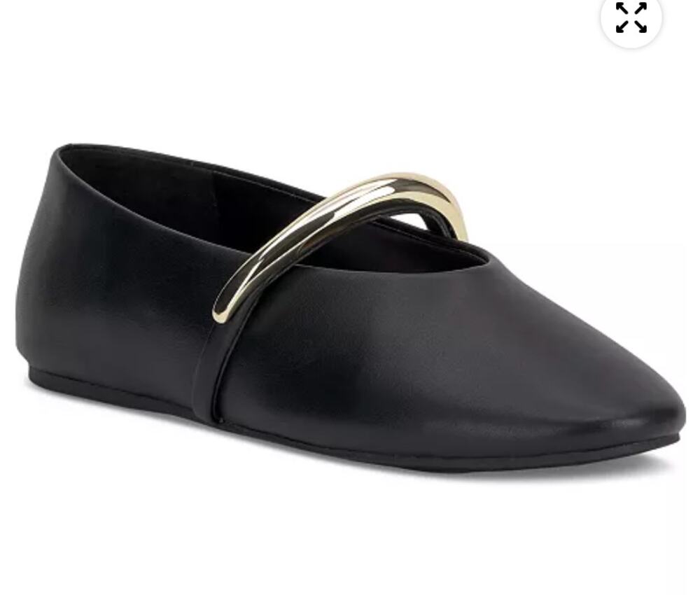 INC Rahmi Mary Jane Ballet Flats Black 10